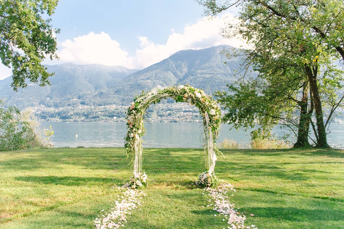 photographe mariage cérémonie laïque bord du lac Ascona suisse